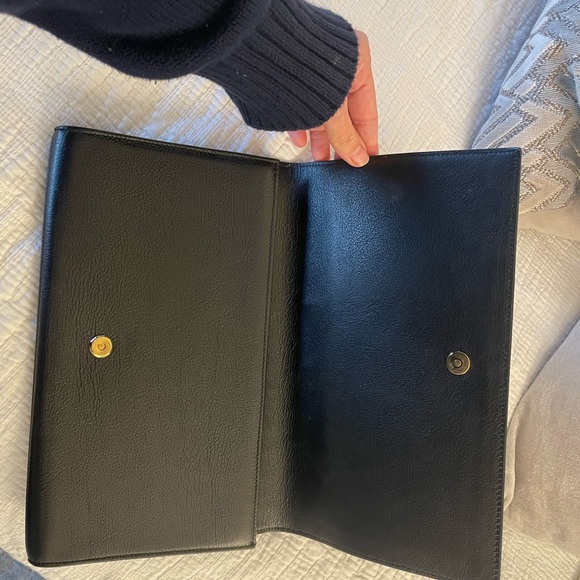 Yves Saint Laurent Black Clutch - Picture 3 of 5